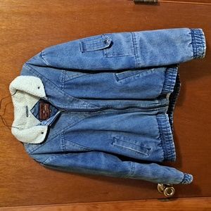 Vintage Worn Sergio Valente Lined Jean Jacket Size Medium